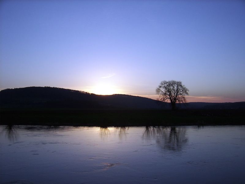 Ein Abend an der Weser