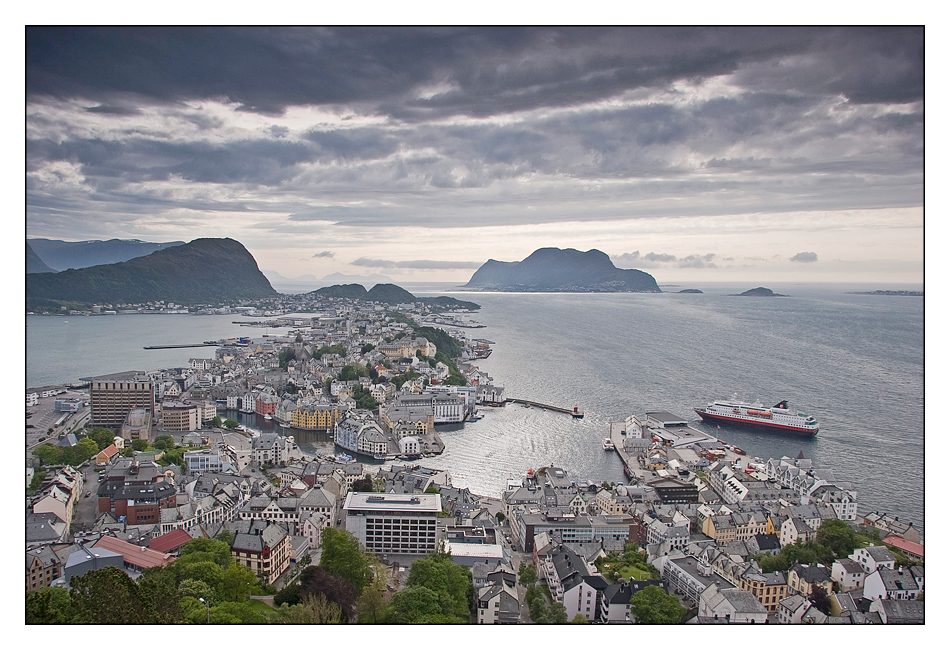 Ein Abend auf dem Aksla, dem Hausberg von Ålesund ... 1 ...