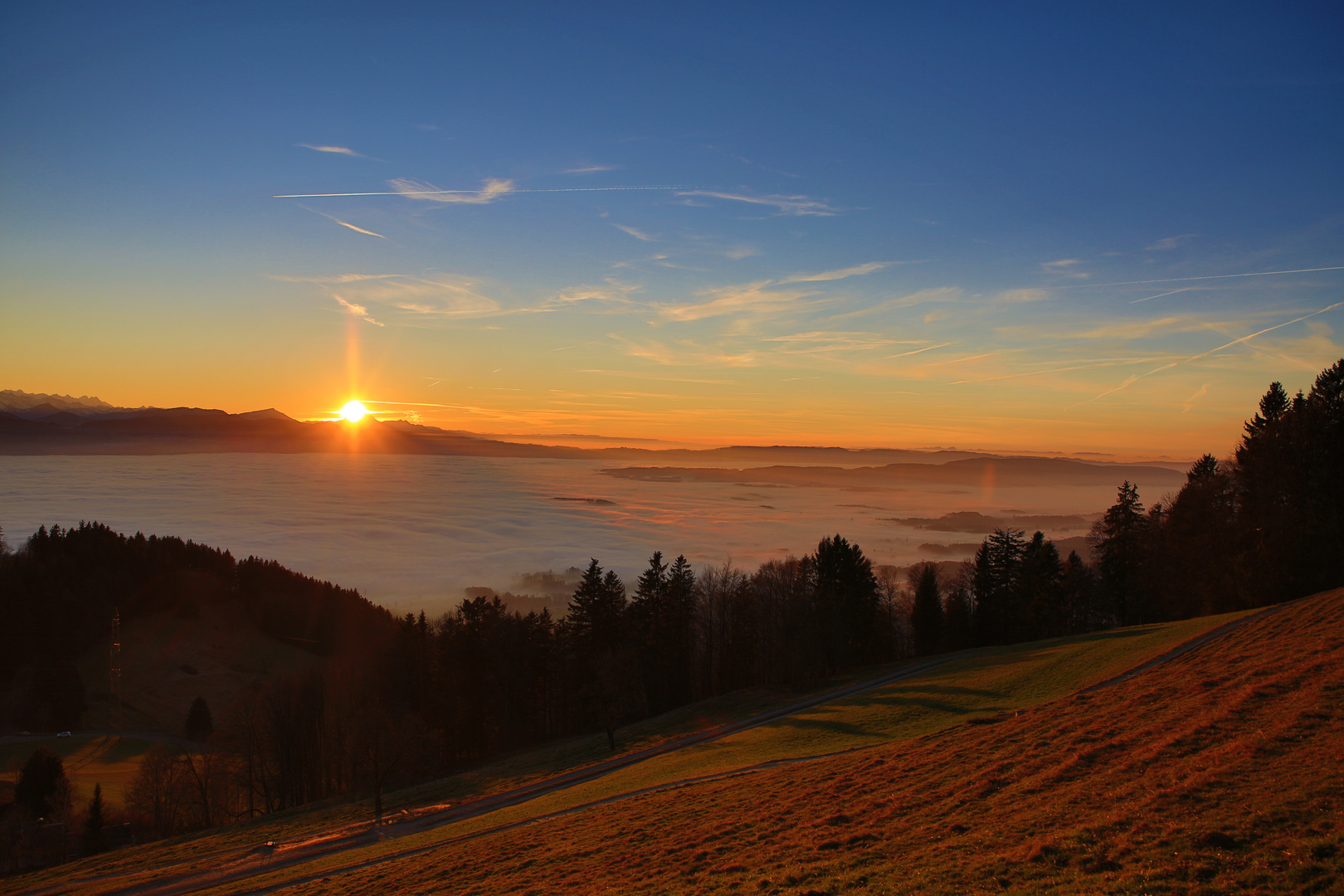 Ein Abend auf dem Bachtel