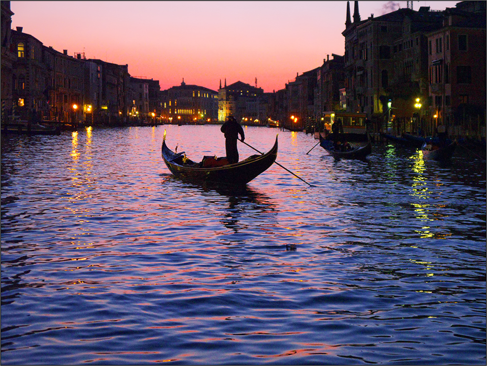 Ein Abend auf dem Canal Grande