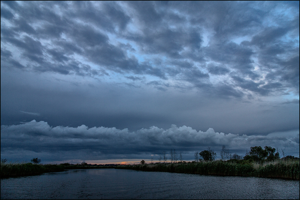 Ein Abend auf der Peene..