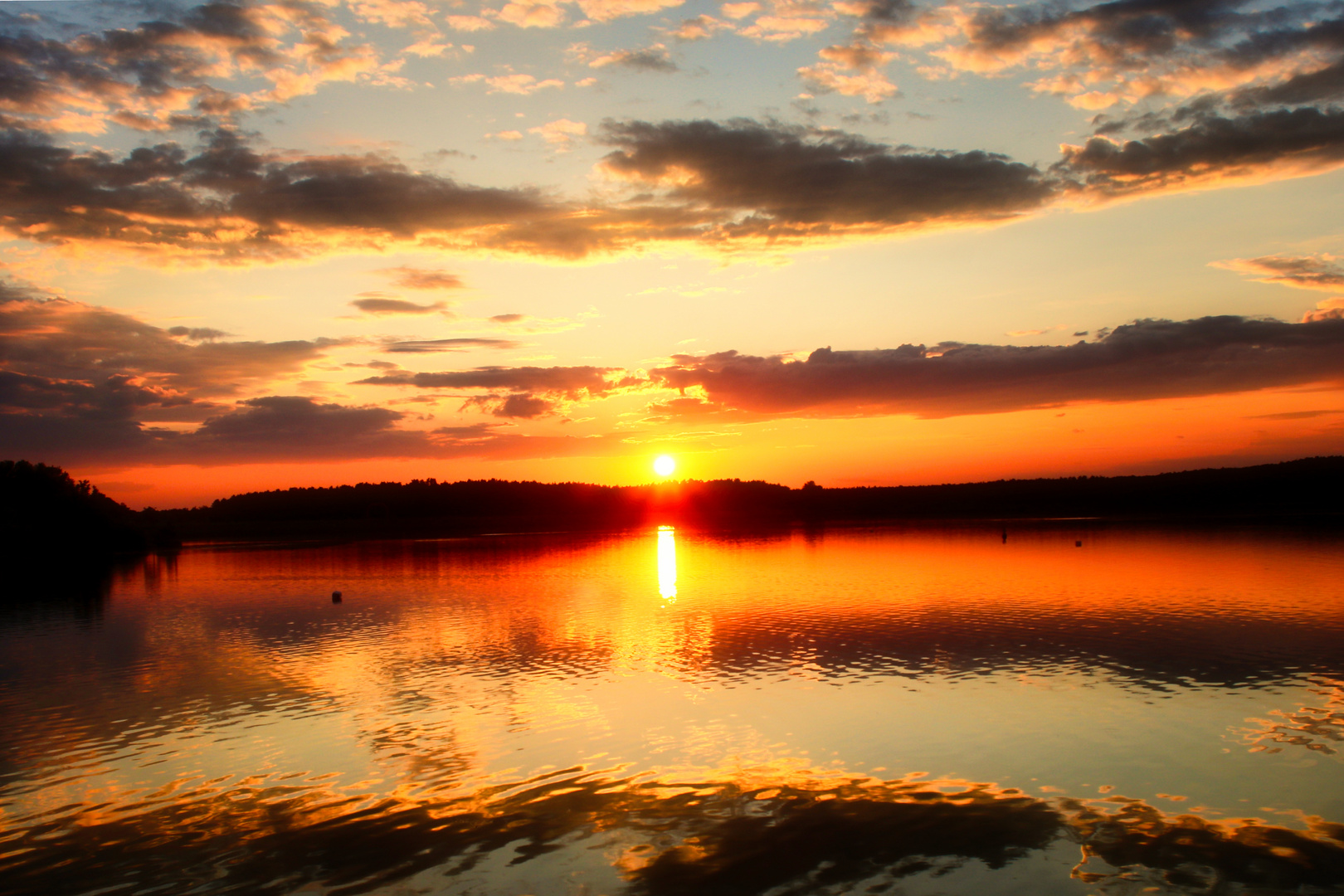 Ein Abend beim Sonnenuntergang am Rothsee..... 