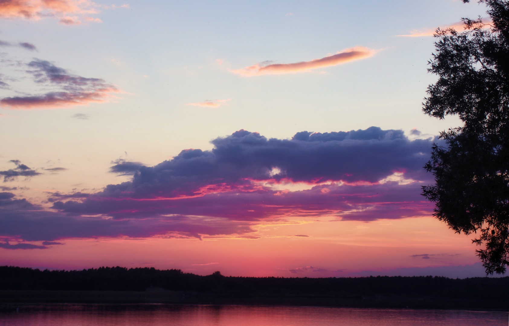 Ein Abend beim Sonnenuntergang am Rothsee..... 