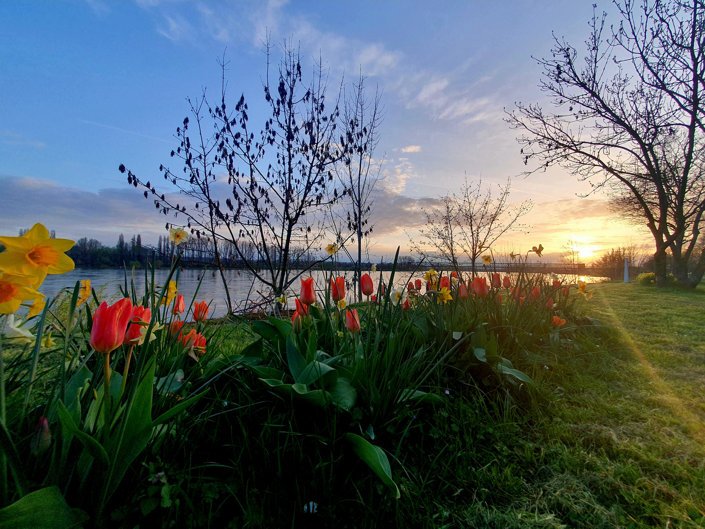 Ein Abend im Frühling