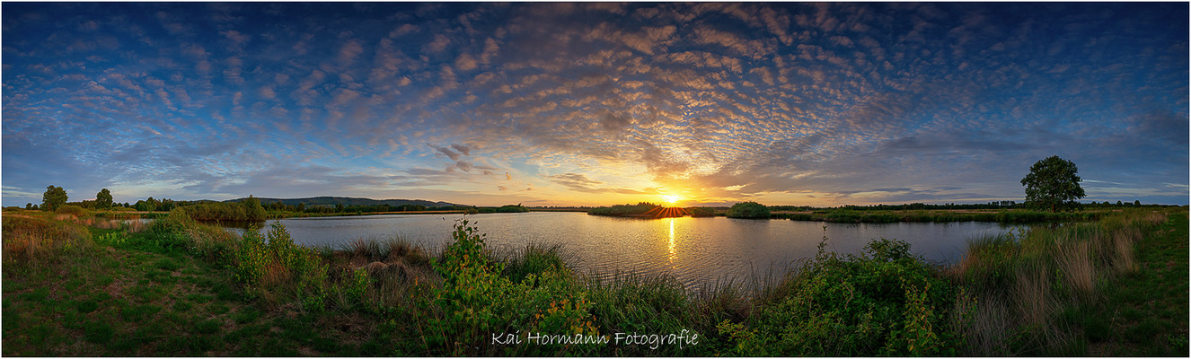 Ein Abend im großen Torfmoor.