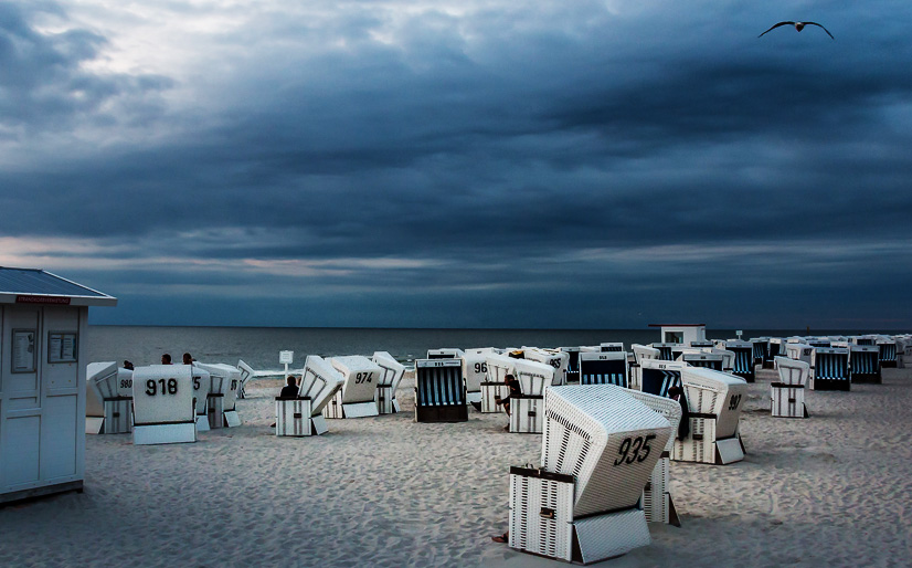 Ein Abend im Strandkorb