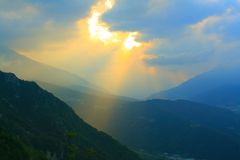 Ein Abend im Valsugana Tal