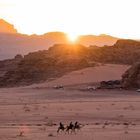 Ein Abend im Wadi Rum/Joradien