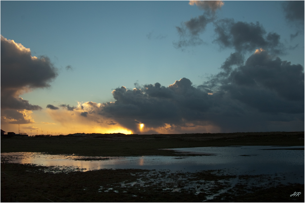 Ein Abend in Dangast an der Nordsee.