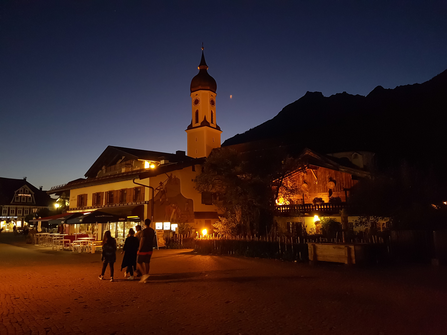 Ein Abend in Garmisch