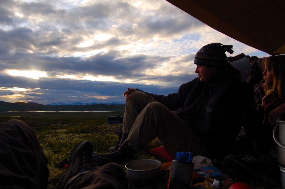 Ein Abend in Hardangervidda