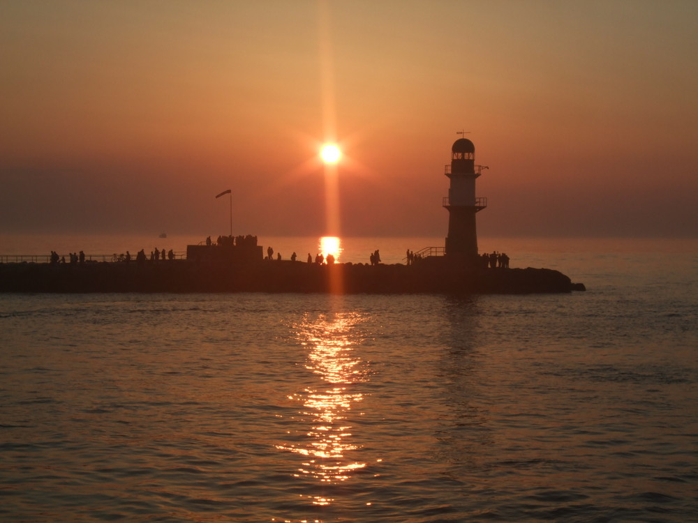 Ein Abend in Warnemünde