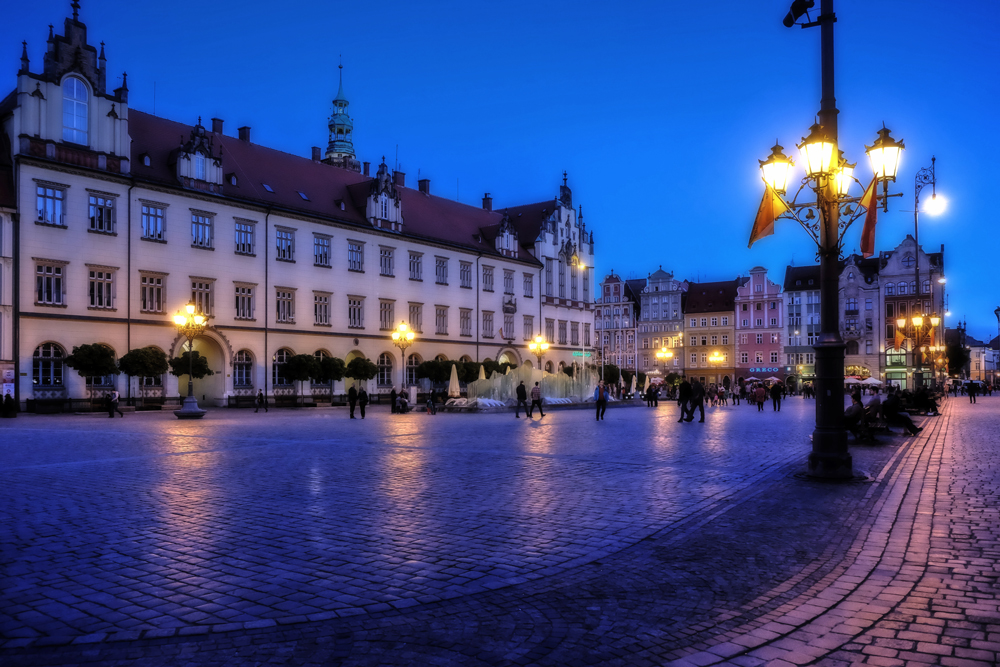 Ein Abend in Wroclaw (Breslau)