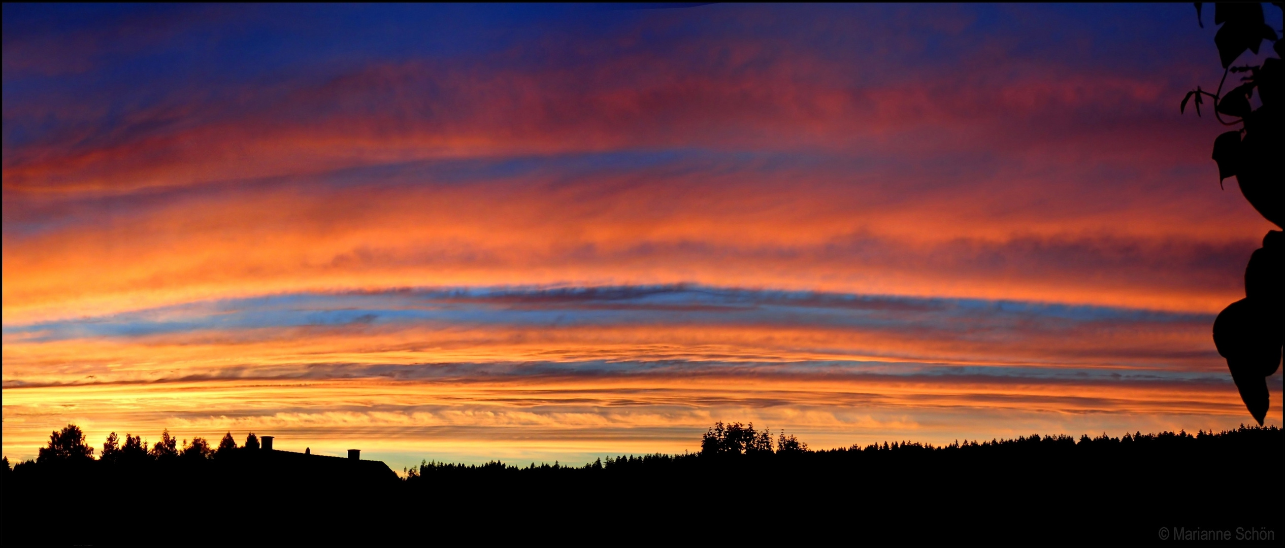 Ein Abendhimmel im September...