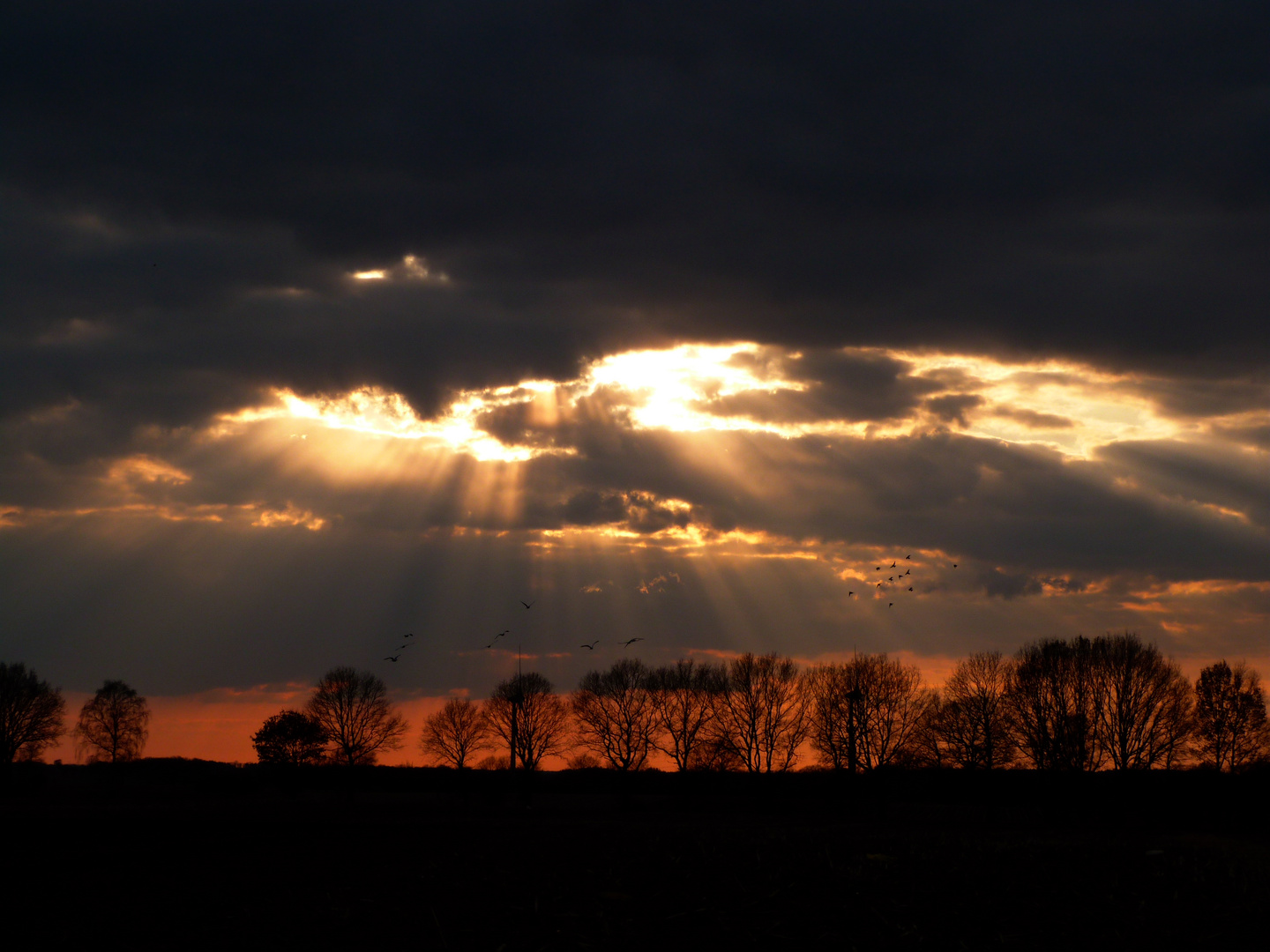 Ein abendlicher Gruß aus dem Himmel