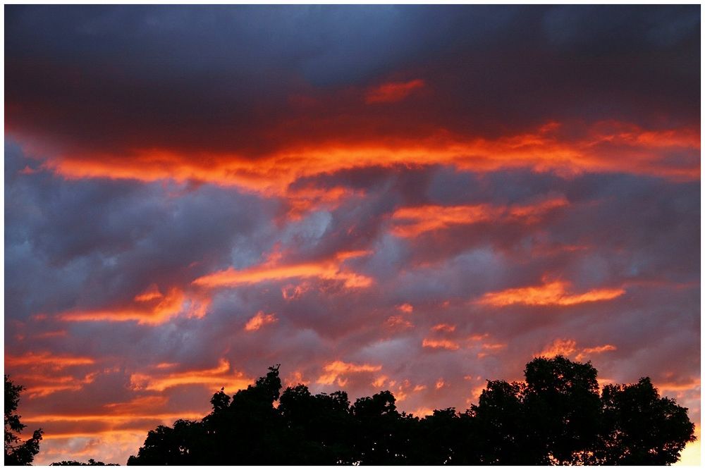 ein Abendrot zum Morgenbrot