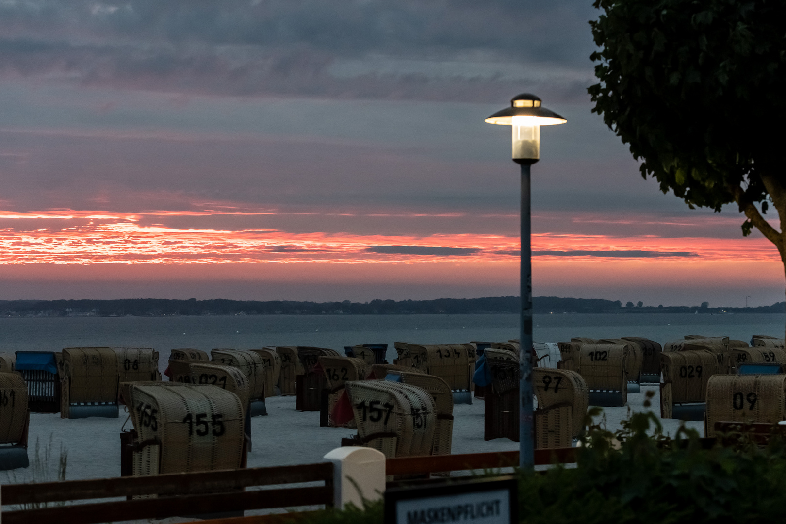 Ein Abendspaziergang in Laboe