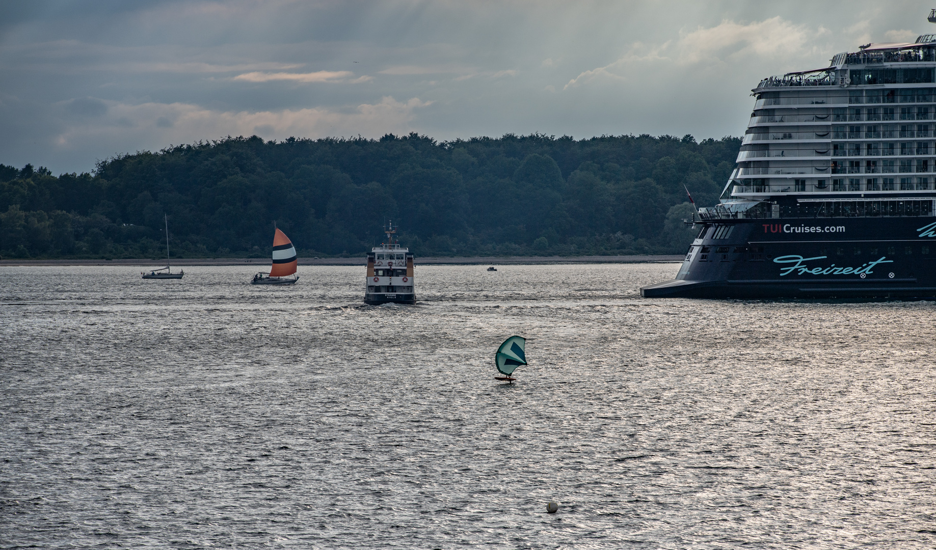 Ein Abendspaziergang in Laboe