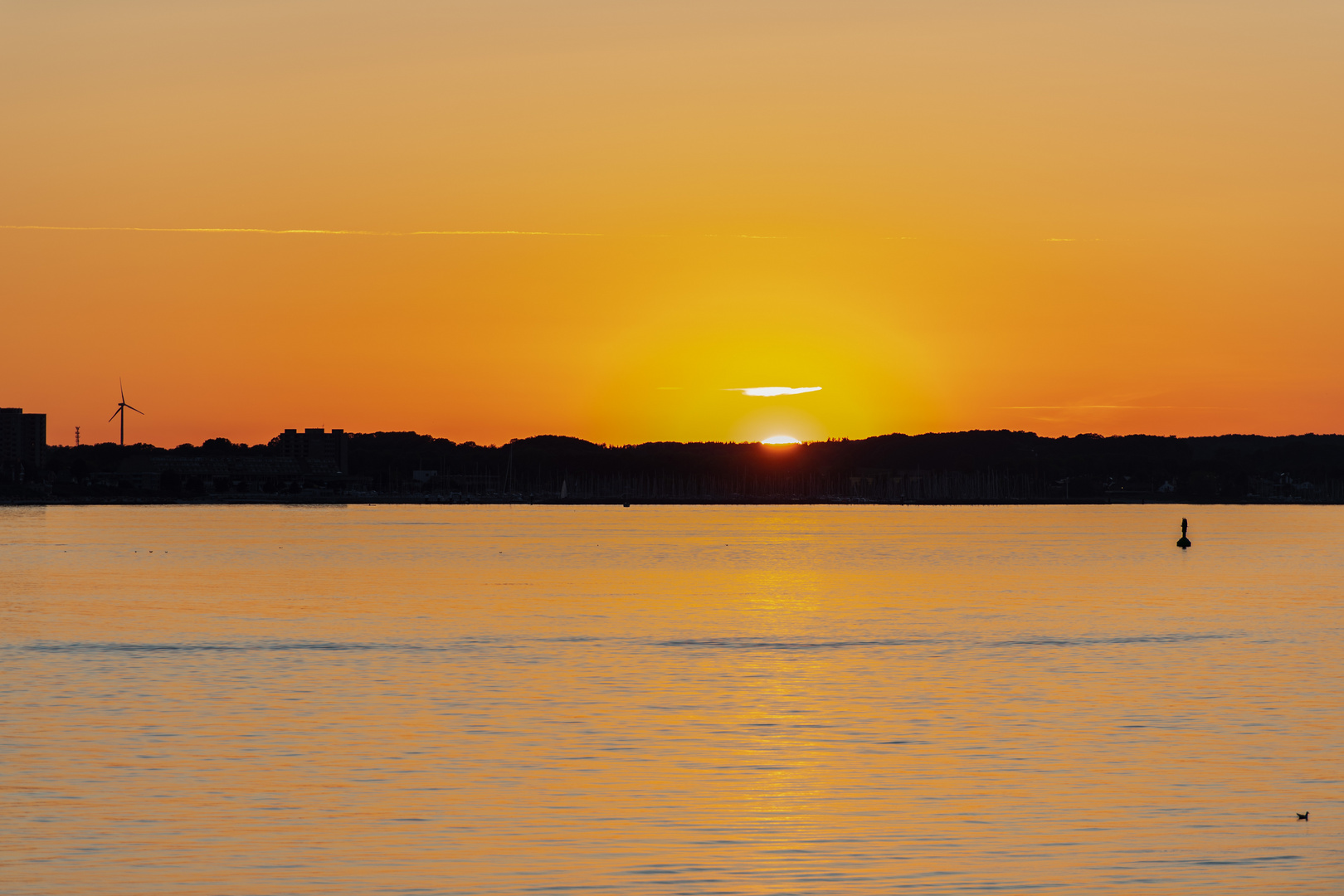 Ein Abendspaziergang in Laboe