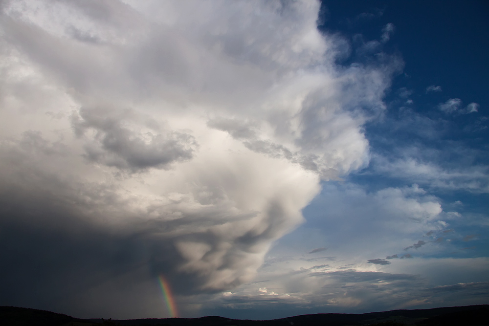 Ein abziehendes Gewitter..