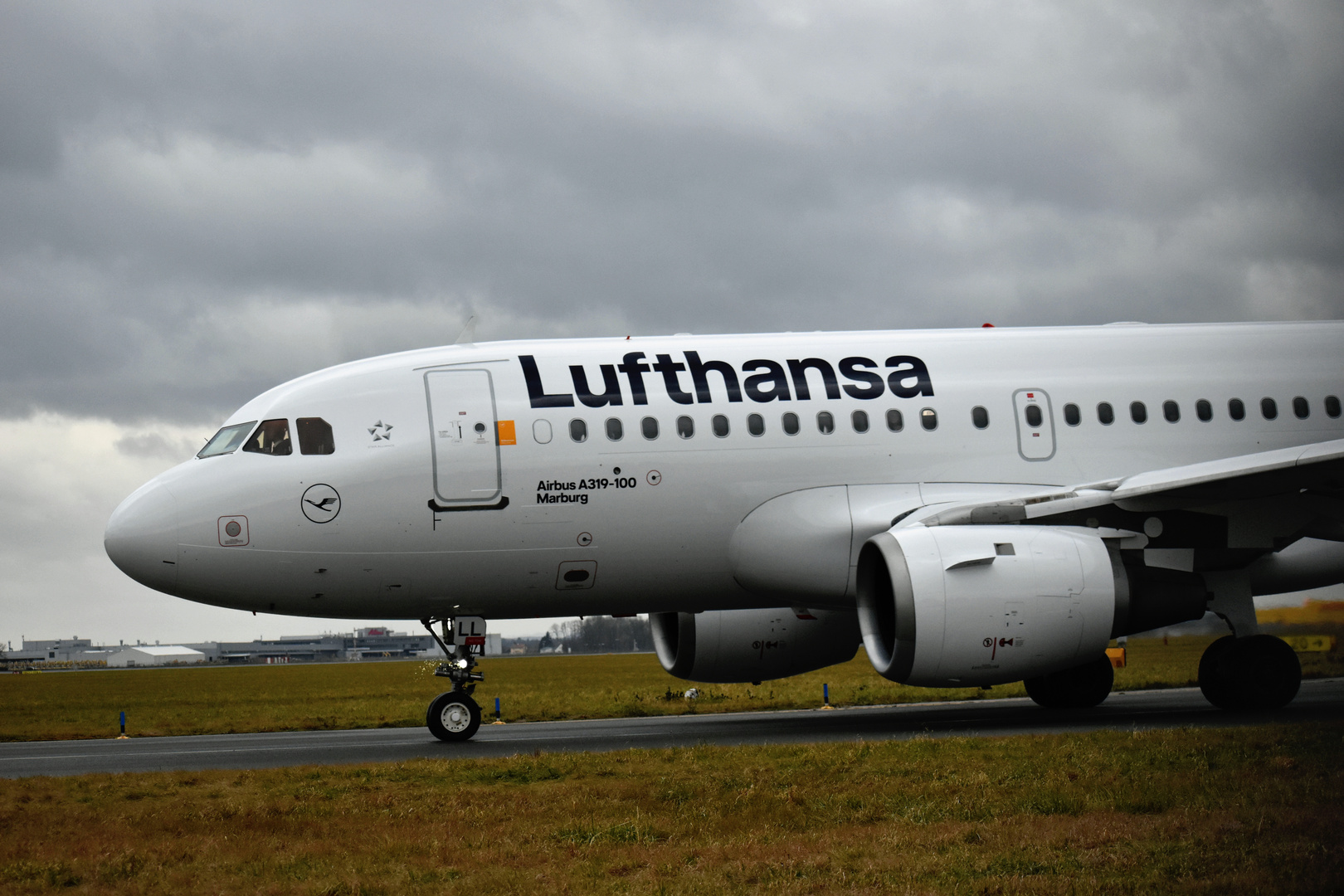 Ein Airbus A319 fast zum Greifen nahe!