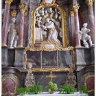 Ein Altar der Klosterkirche in Steingaden.