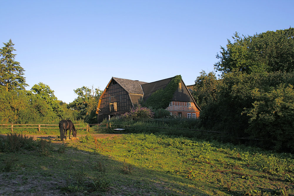 ein alter Hof in Schleswig Holstein