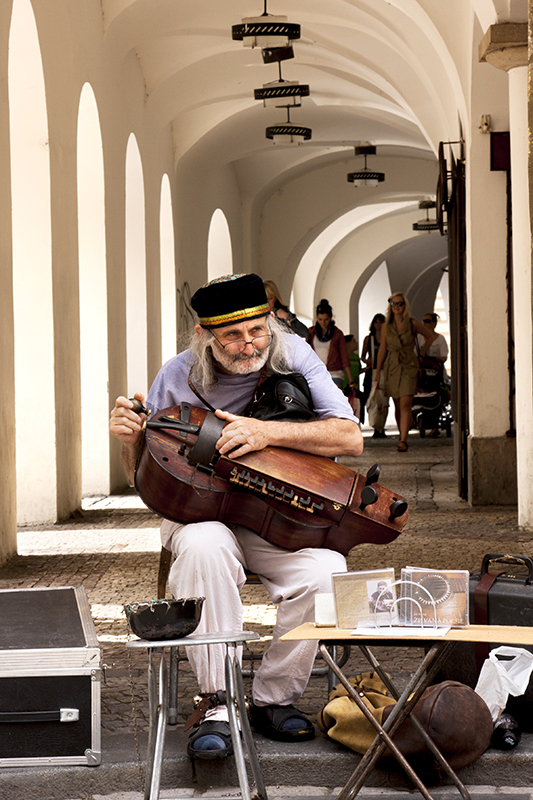 ein alter Musiker