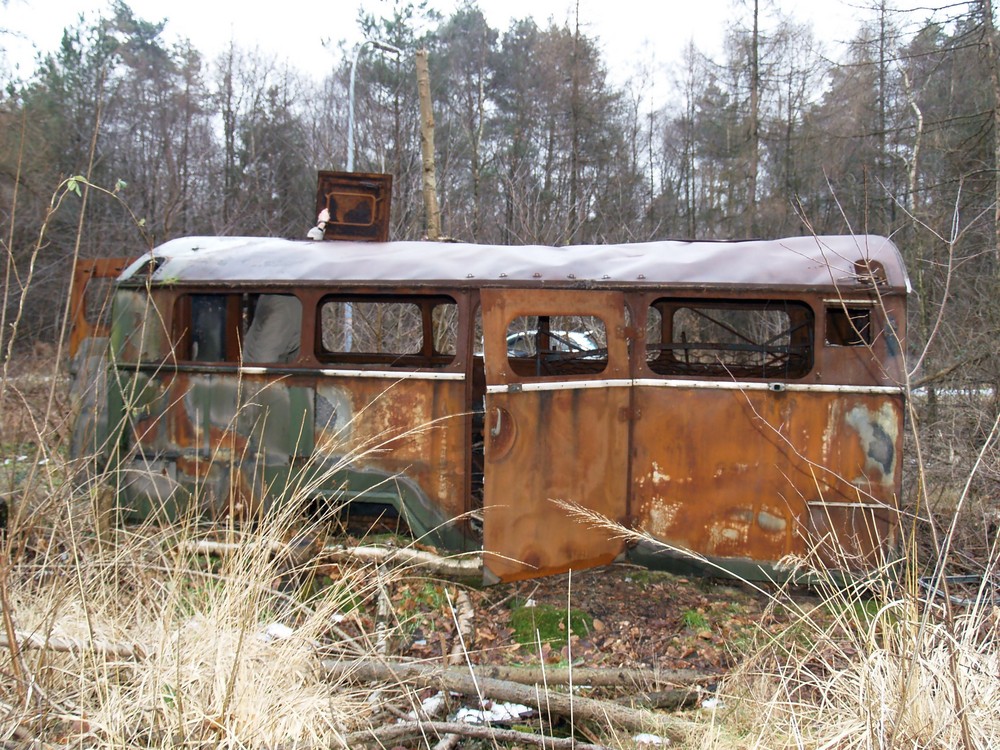 Ein alter Wagon