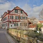 Ein altes Fachwerkhaus in Alzey