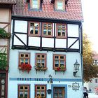 ein altes Fachwerkhaus in Quedlinburg