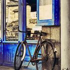 Ein altes Fahrrad in Roscoff