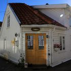 ein altes Fischerhaus in Lillesand / Norwegen