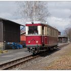 Ein altes Förderband auf dem Bertsdorfer Bahnhofsgelände