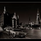 Ein Ami in der Speicherstadt.