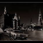 Ein Ami in der Speicherstadt.