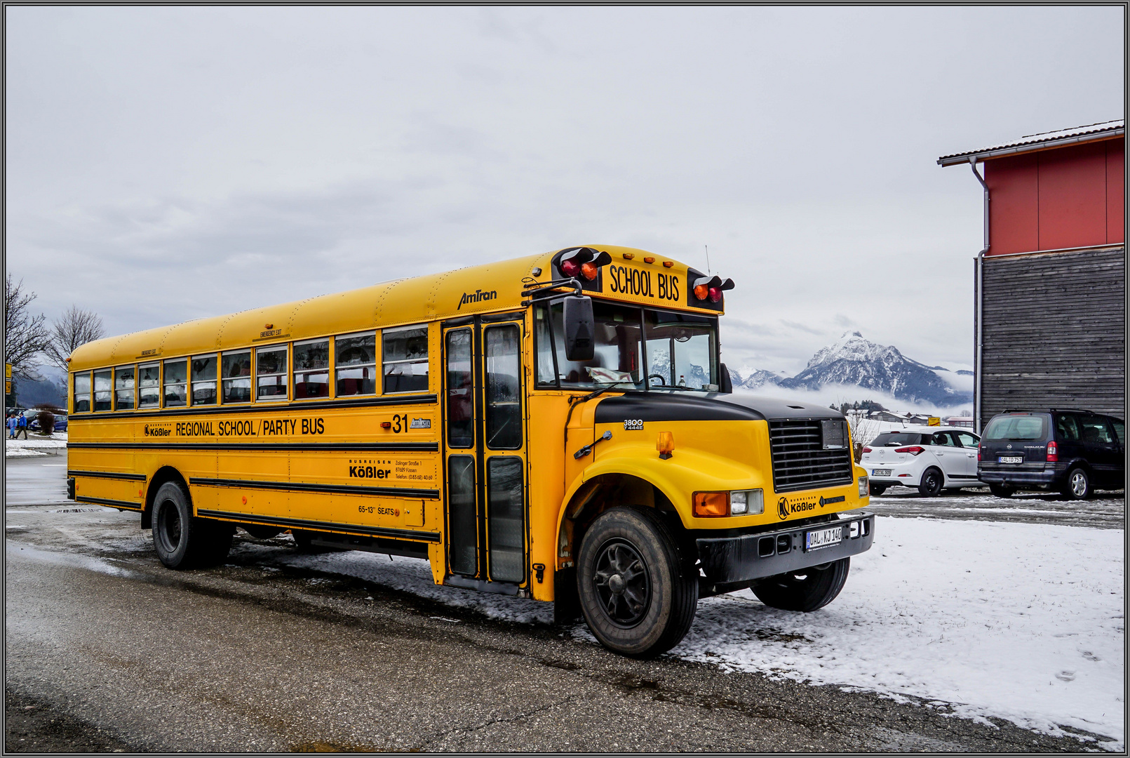 Ein AmTran School Bus ...