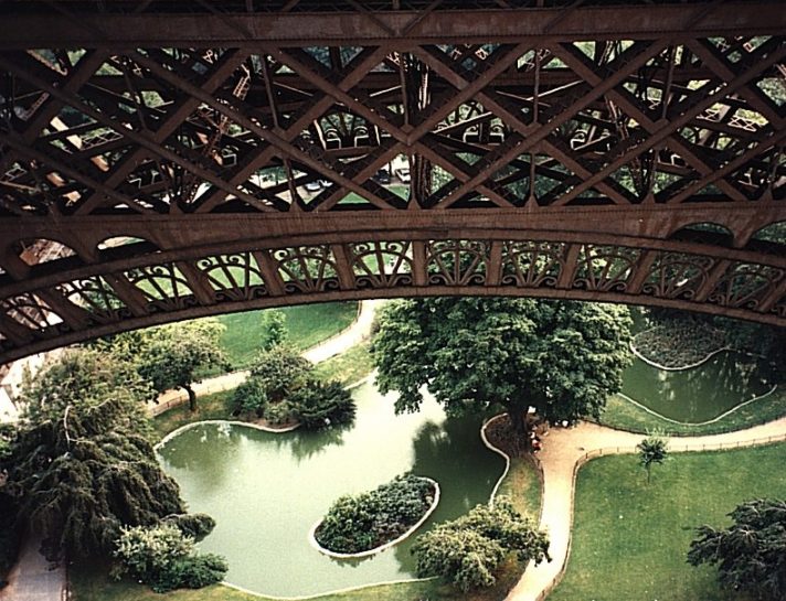 Ein anderer Blick vom Eiffelturm in Paris