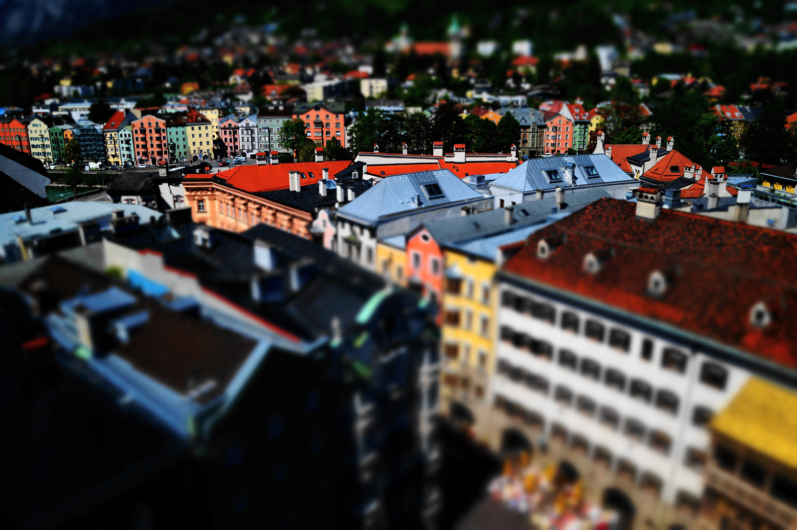 ein anderer Blickwinkel in Innsbruck