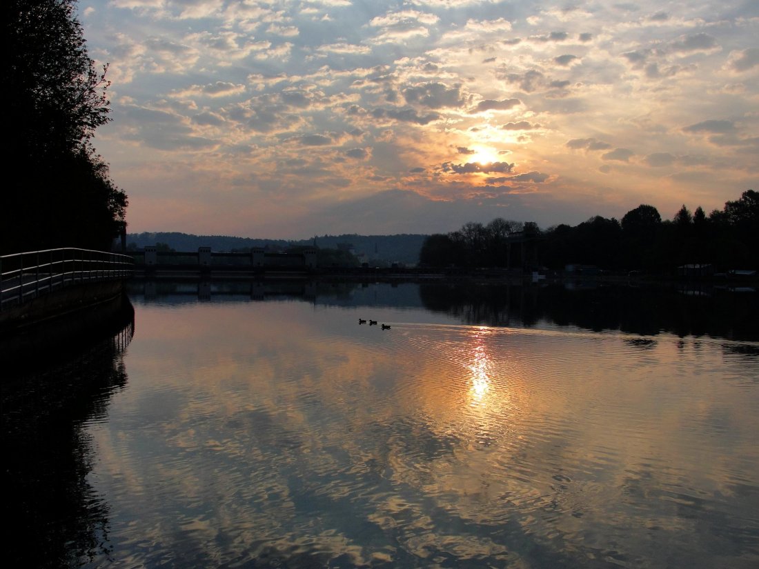 "Ein anderer Morgen am großen Fluss", Wasserburg, 24.04.2011