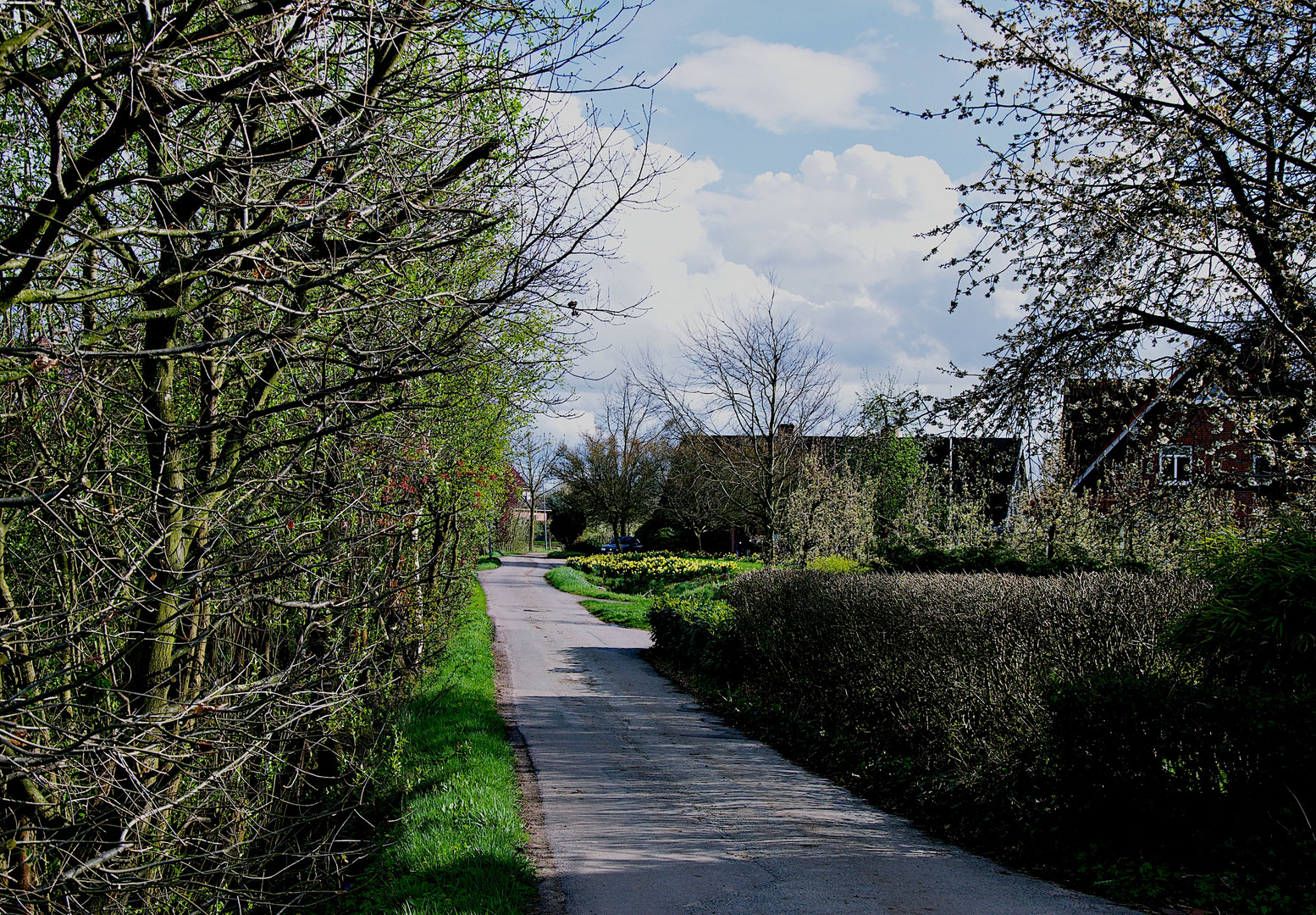 Ein angenehmer Spaziergang im April