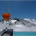 Ein Aperol Spritzer auf 3080m