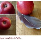 Ein Apfel ...