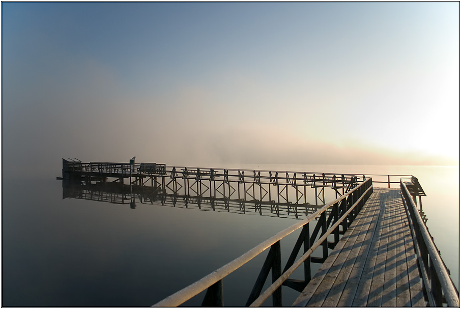 ein Aprilmorgen am Federsee