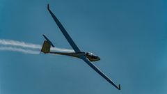Ein ASG 29 beim rasanten Überflug 
