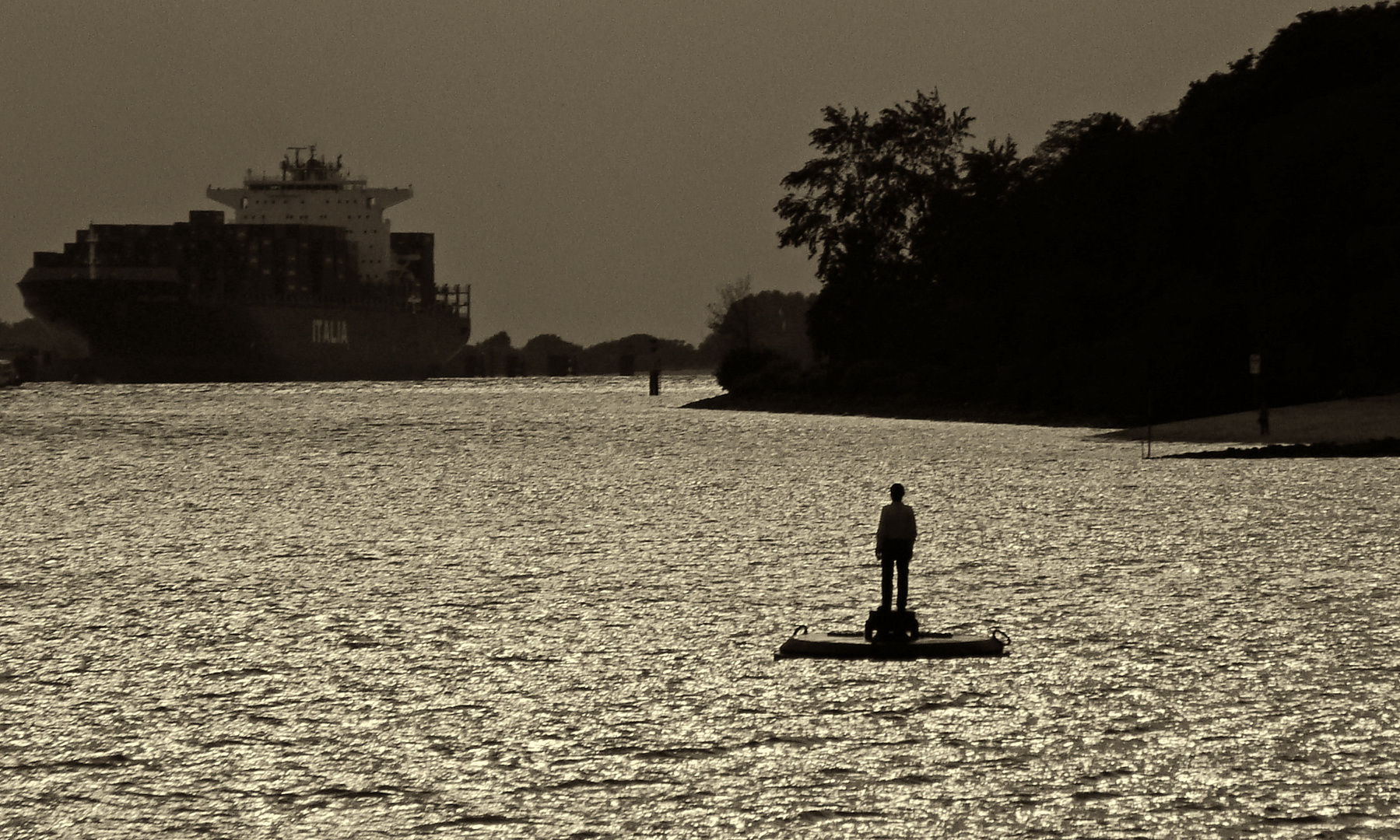 ...ein Augenblick Elbe