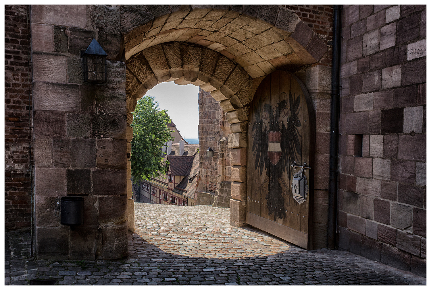 Ein-/Ausgang der Kaiserburg