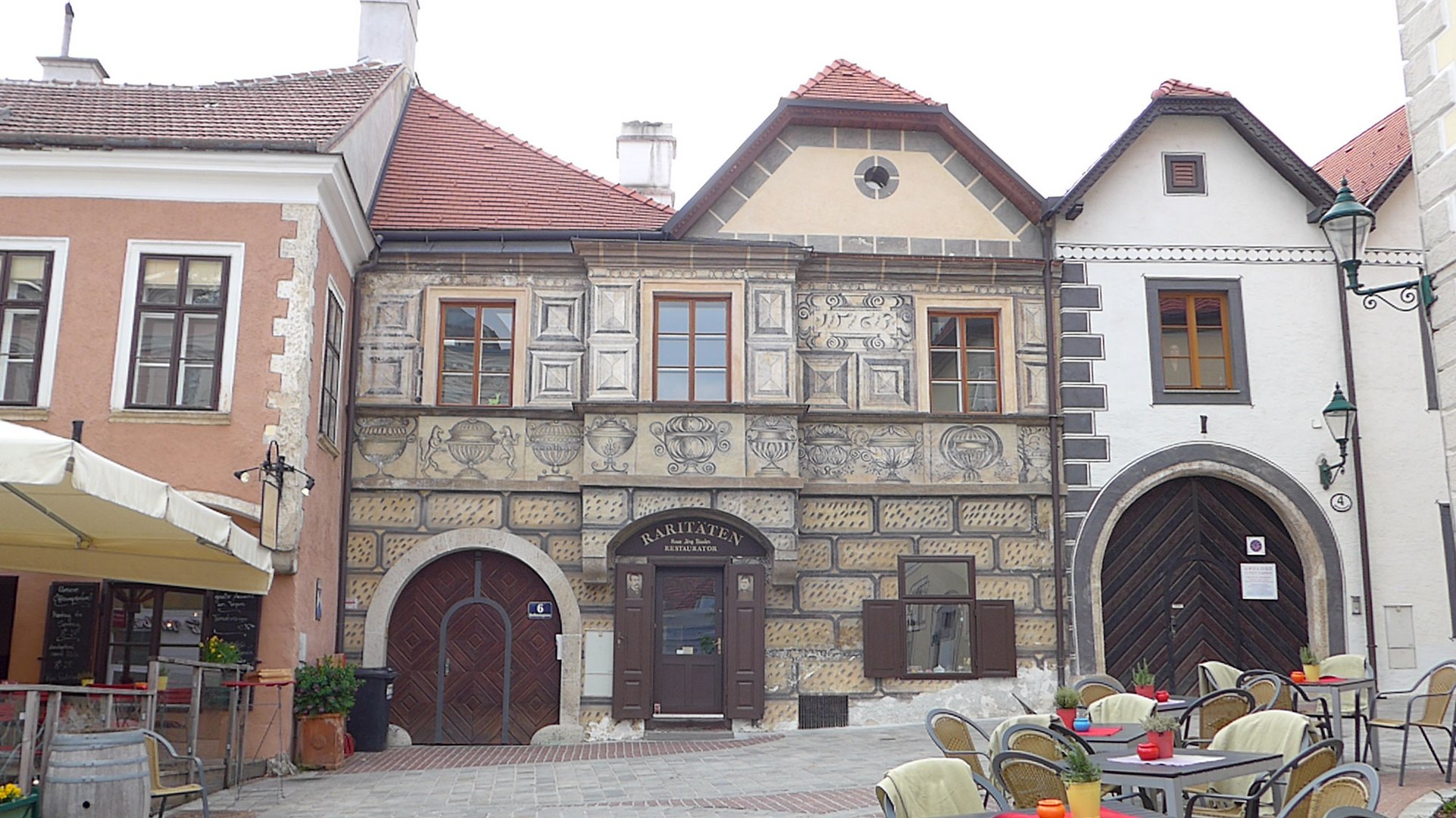 Ein ausgefallenes Haus in Mödling (österreich)