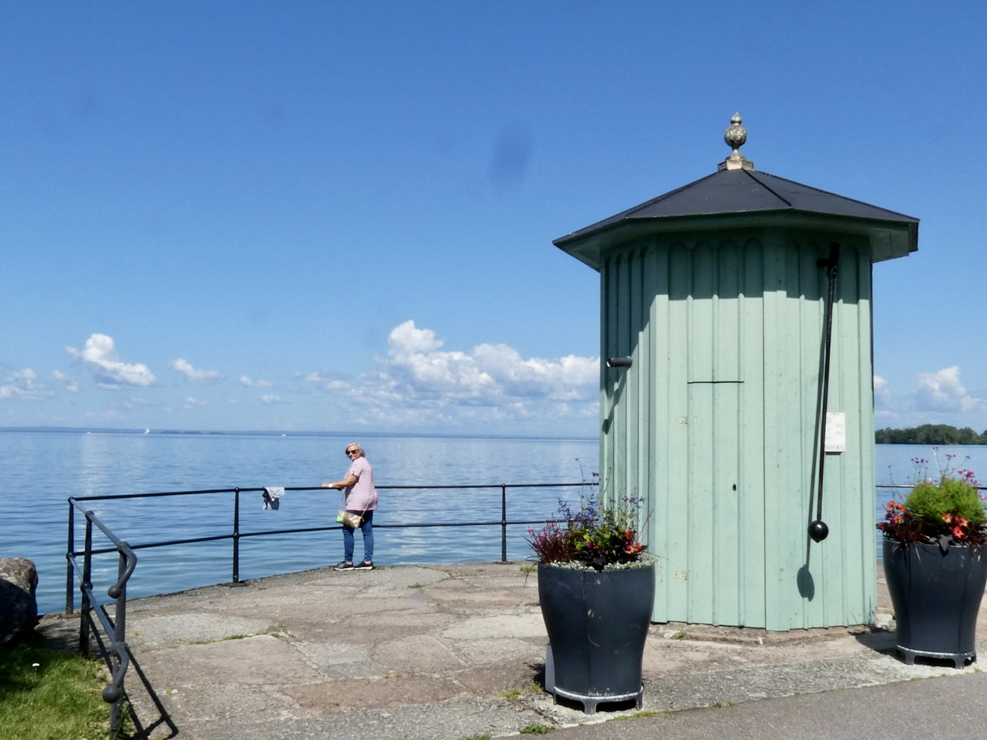 Ein Badeplatz am Vätternsee/Schweden