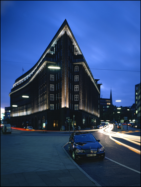 ein Bänz am Chilehaus